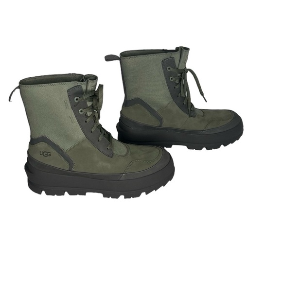 NWOT UGG Women’s The Ugg Lug Leather Boot Moss Green - Picture 7 of 13